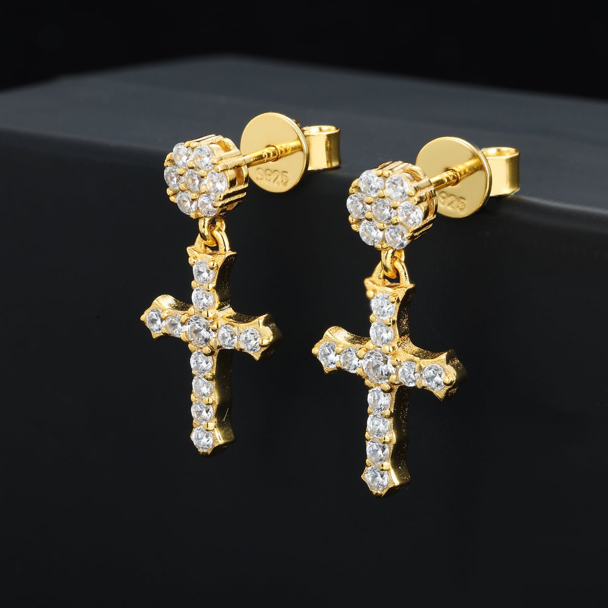 Pendientes de Cruz - Bling del Barrio