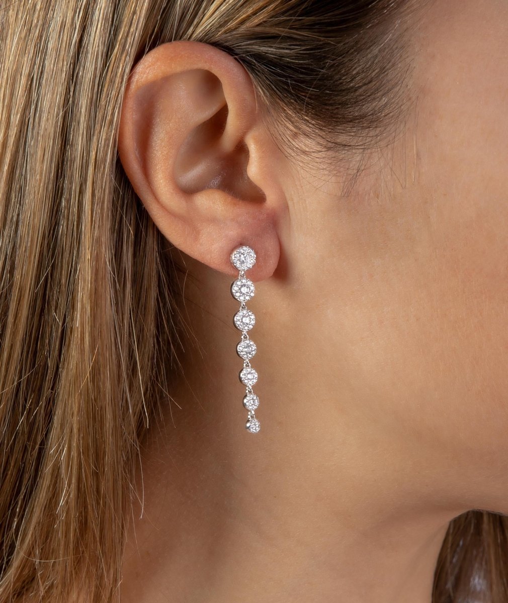 Pendientes Largos de Plata - Bling del Barrio