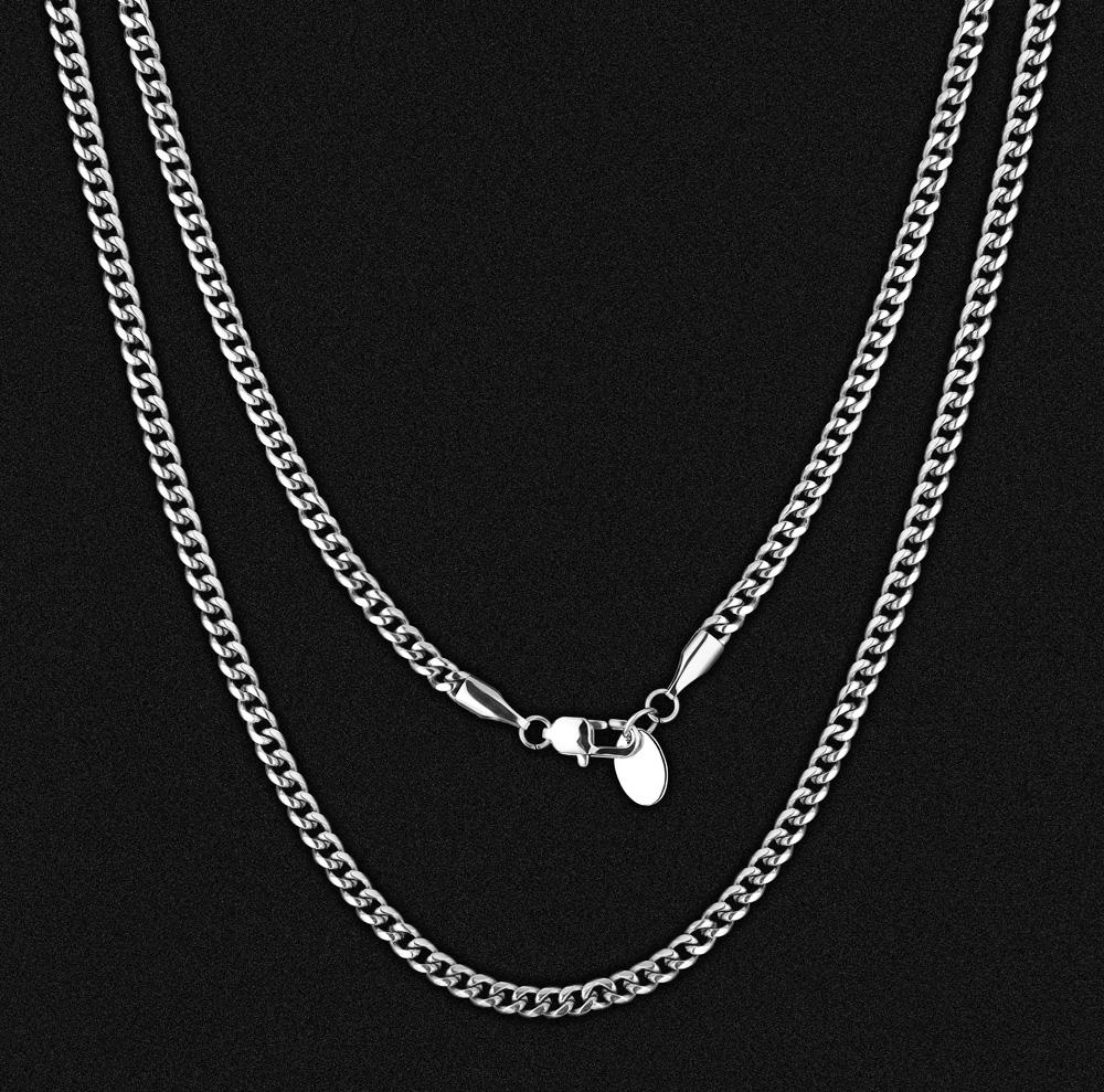 Cadena Cubana 3mm - Plata 925 - Bling del Barrio