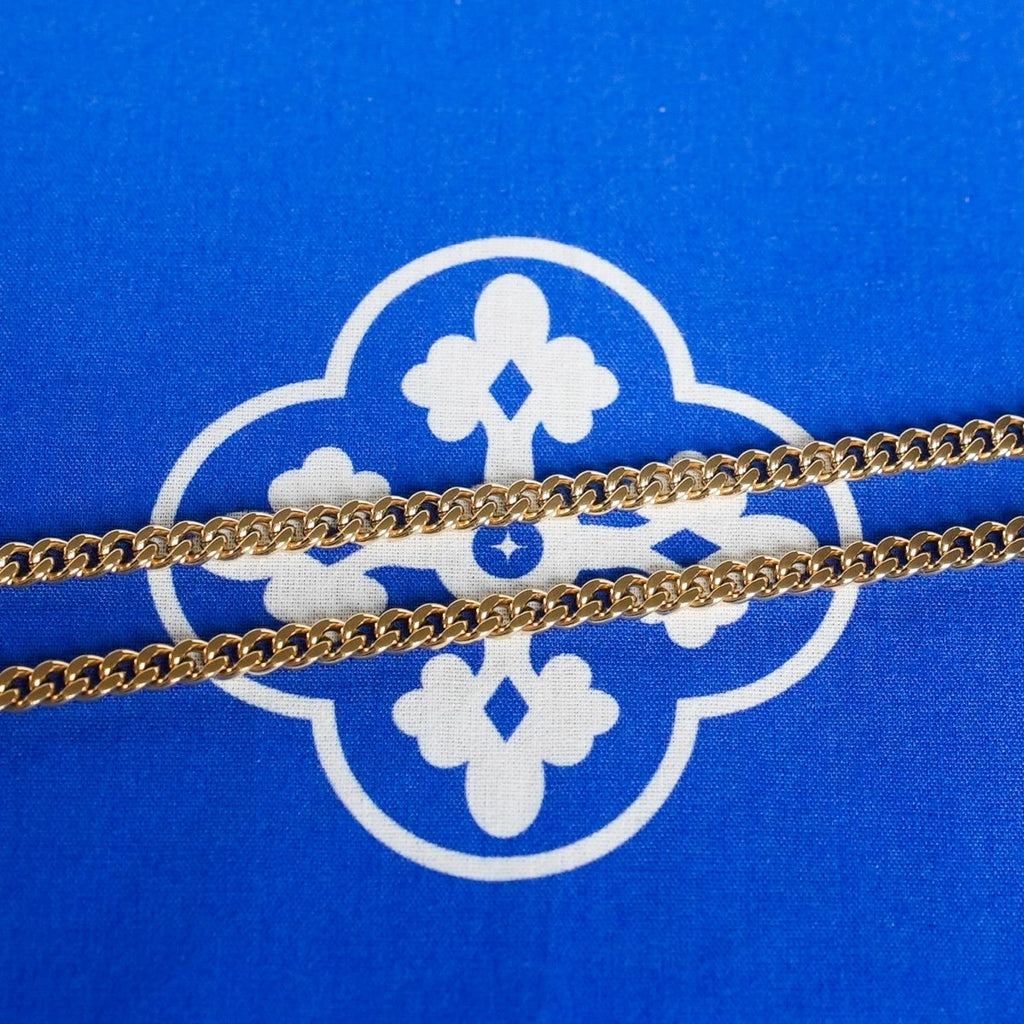 Cadena Cubana 4mm - Oro 18k - Bling del Barrio