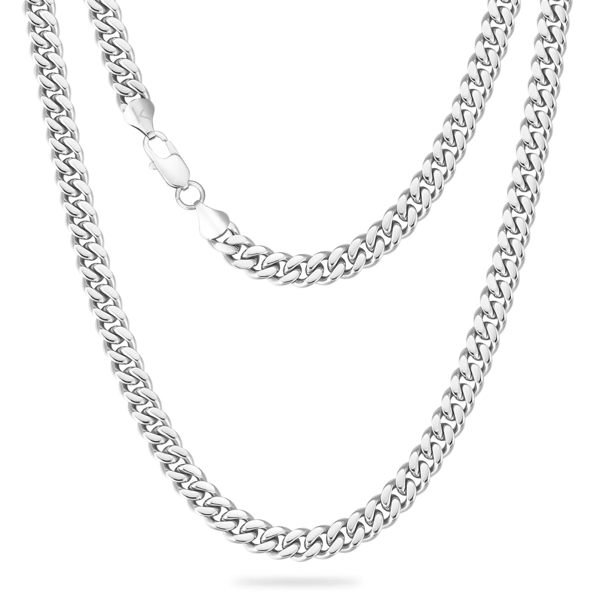 Cadena Cubana 8mm - Plata 925 - Bling del Barrio