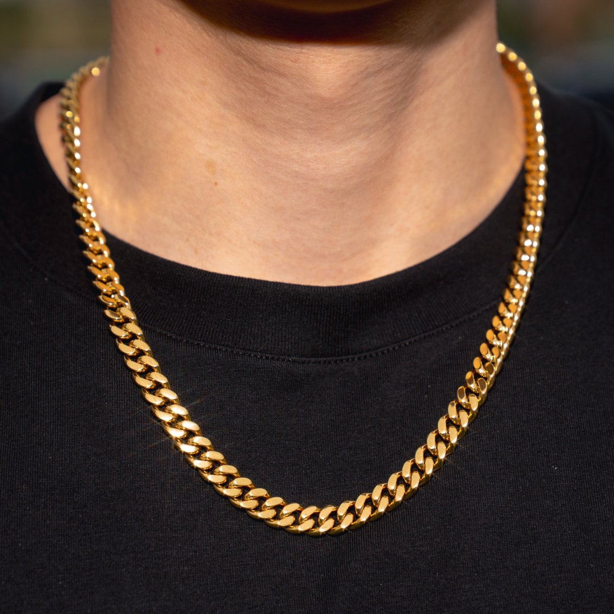 Cadena Cubana 9mm - Oro 18k - Bling del Barrio