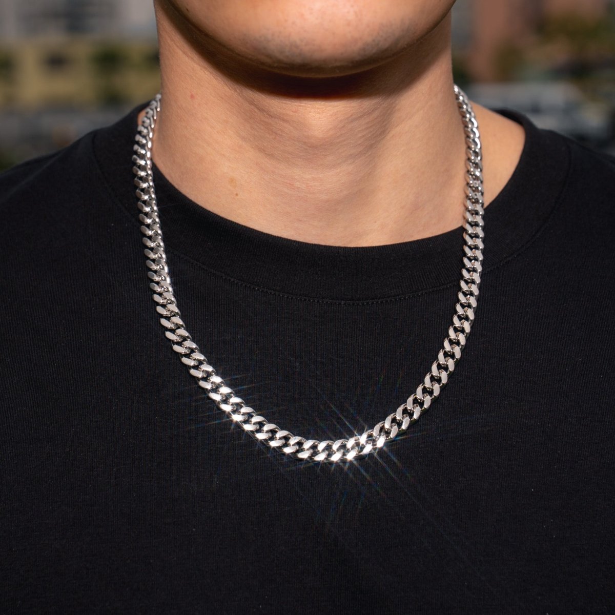 Cadena Cubana 9mm - Plata 925 - Bling del Barrio