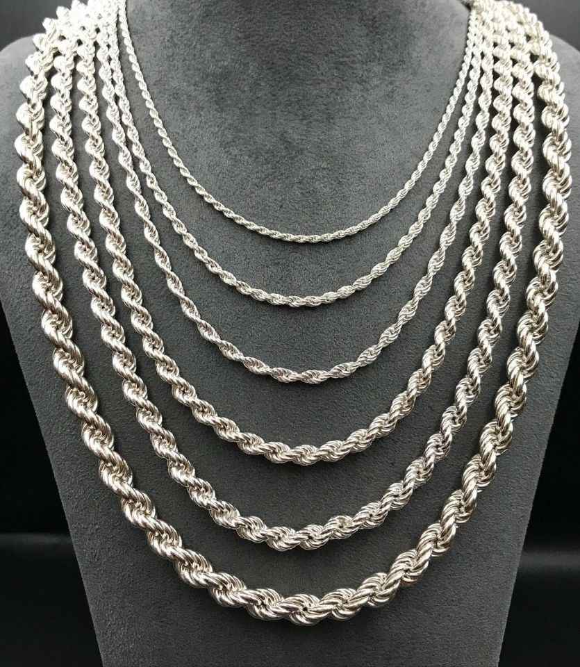 CADENA DE CUERDA 3mm - PLATA 925 - Bling del Barrio