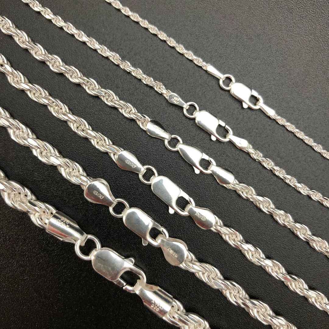 CADENA DE CUERDA 3mm - PLATA 925 - Bling del Barrio