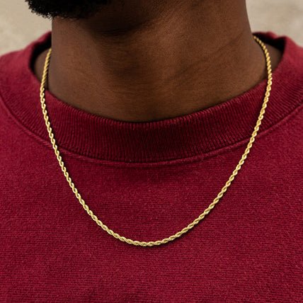CADENA DE CUERDA DE 3mm - ORO - Bling del Barrio