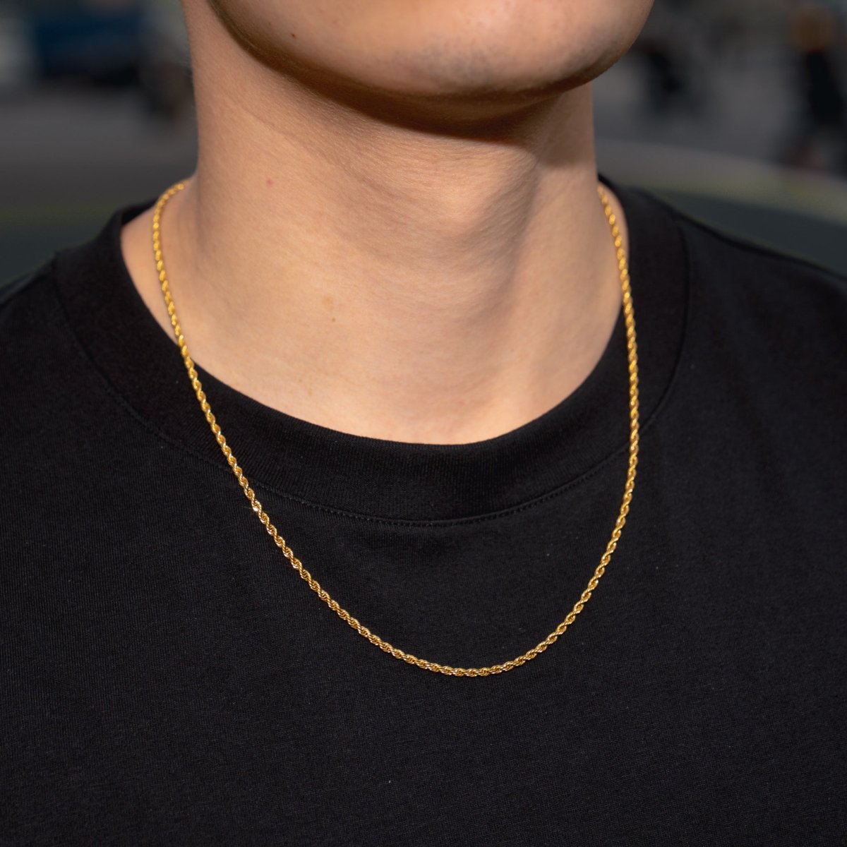 Cadena Rope 2.5mm - Oro 18k - Bling del Barrio