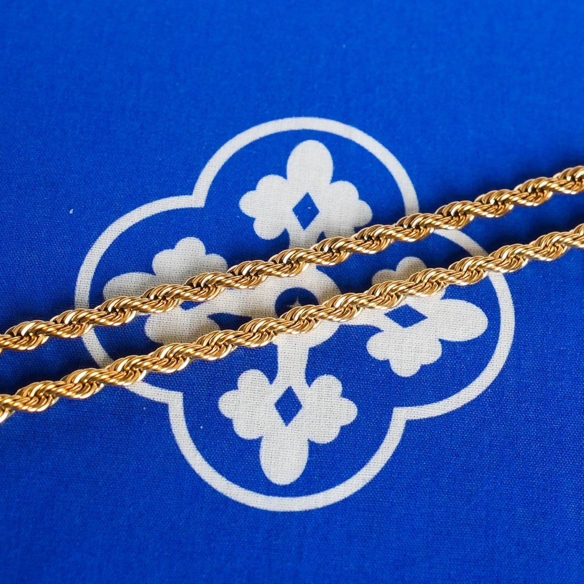 Cadena Rope 4mm - Oro 18k - Bling del Barrio