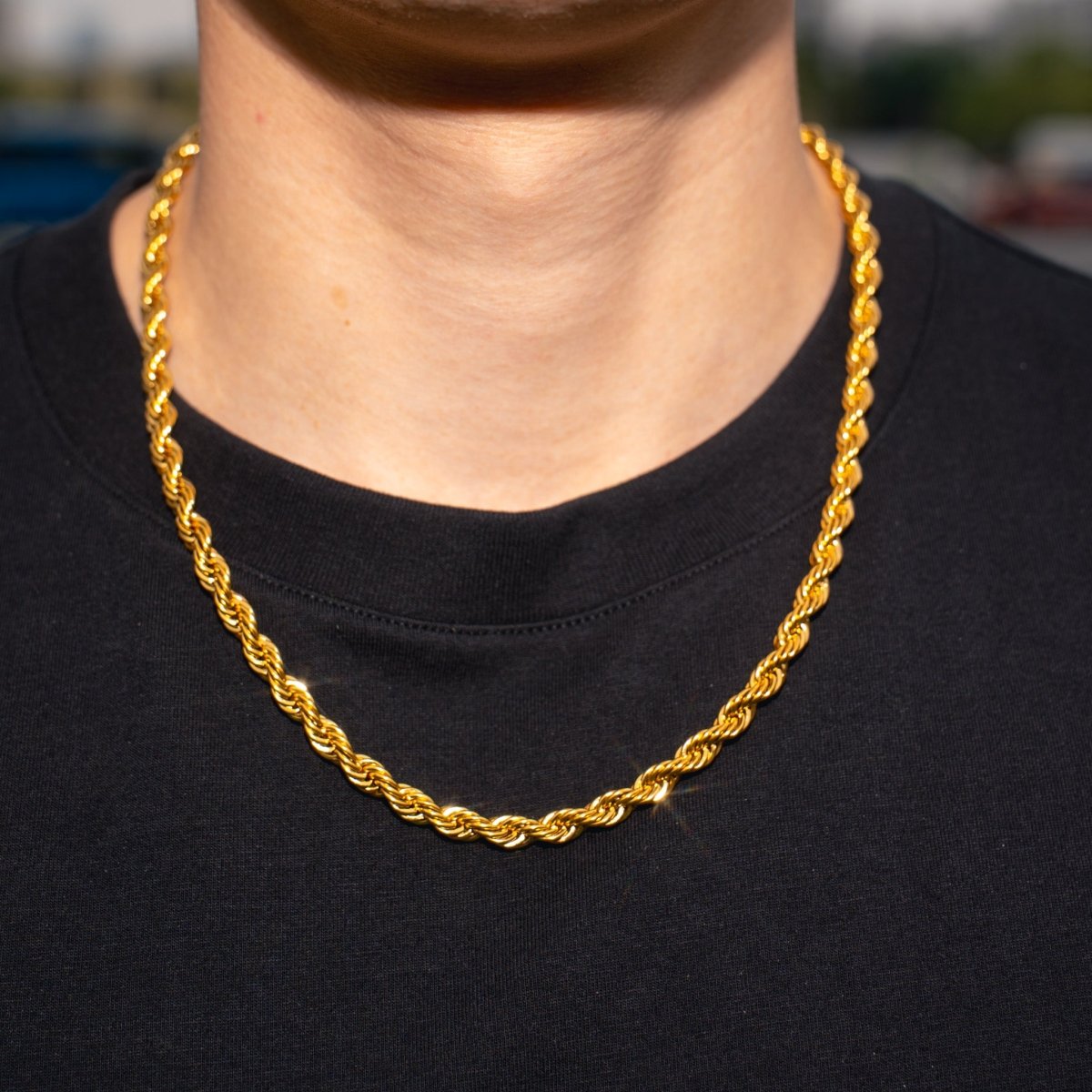 Cadena Rope 6mm - Oro 18k - Bling del Barrio