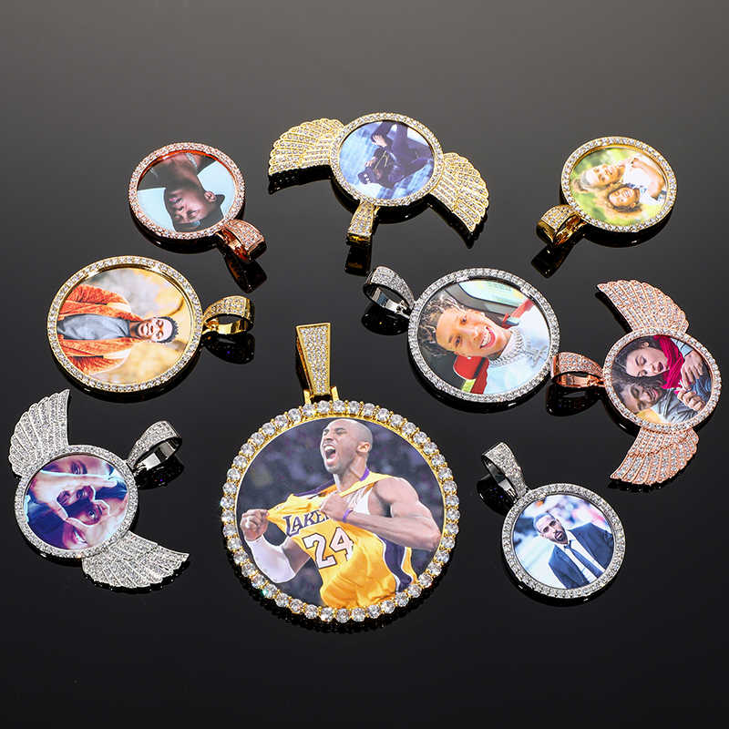 COLGANTE PERSONALIZADO CON FOTO MOISSANITA VVS - PLATA 925 - ORO BLANCO - Bling del Barrio