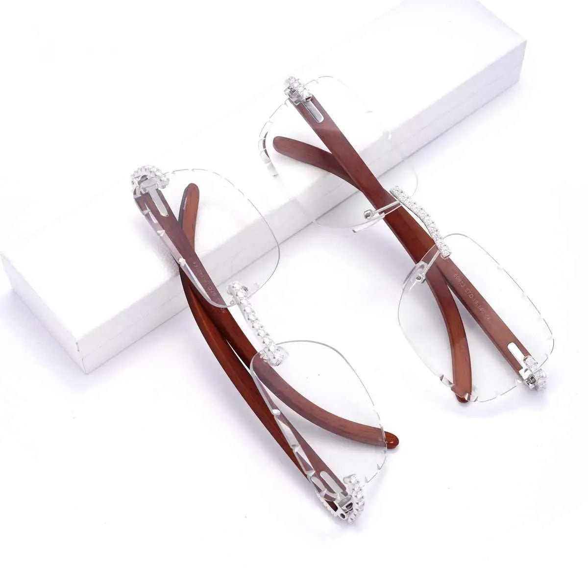 GAFAS DE SOL TRANSPARENTES CON MOISSANITA VVS - REGALO GRATIS - Bling del Barrio