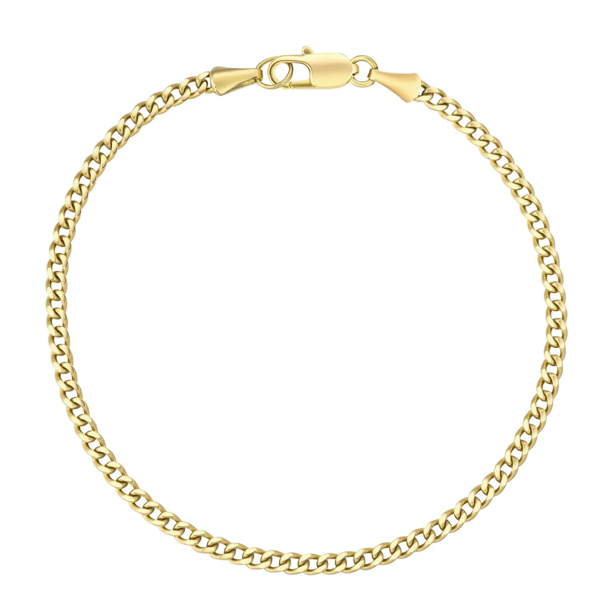 Pulsera Cubana 3mm - Oro 18k - Bling del Barrio