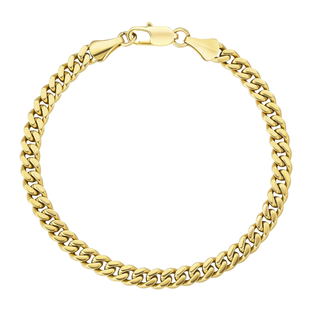 Pulsera Cubana 5mm - Oro 18k - Bling del Barrio
