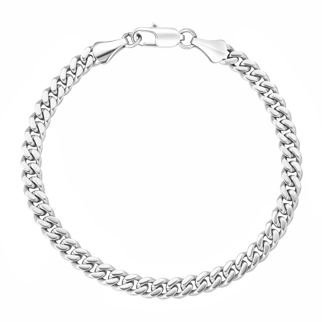 Pulsera Cubana 5mm - Plata 925 - Bling del Barrio