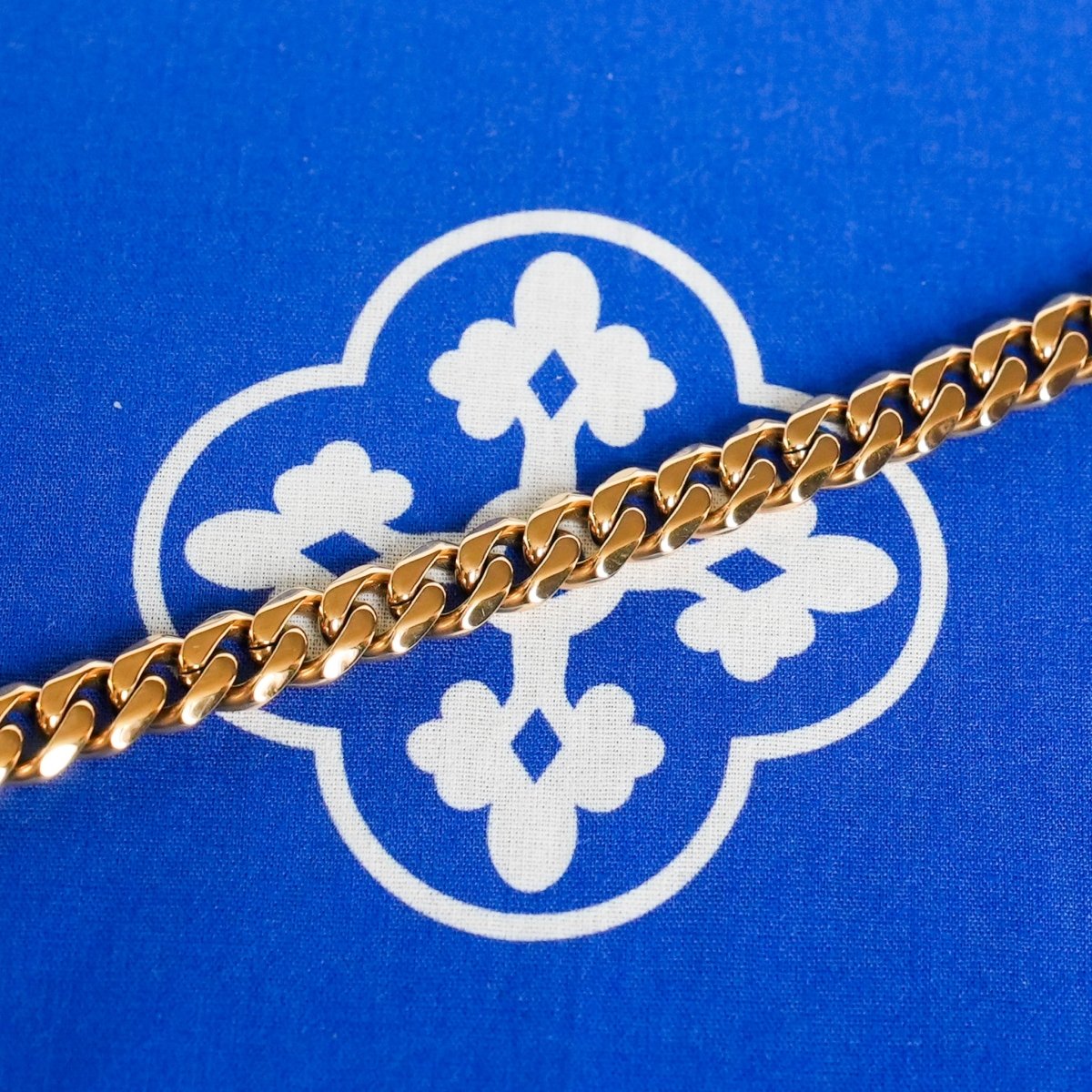 Pulsera Cubana 8mm - Oro 18k - Bling del Barrio