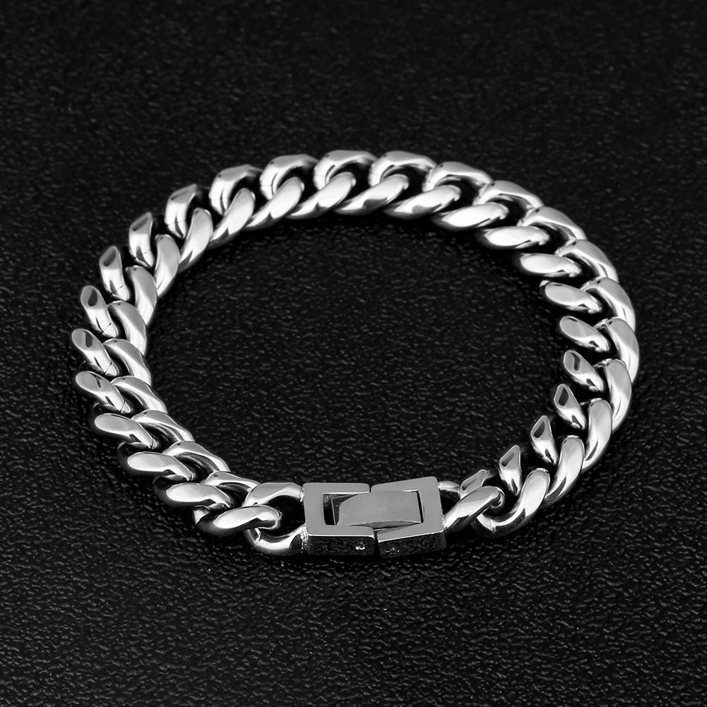 Pulsera Cubana Miami 10mm - Plata 925 - Bling del Barrio