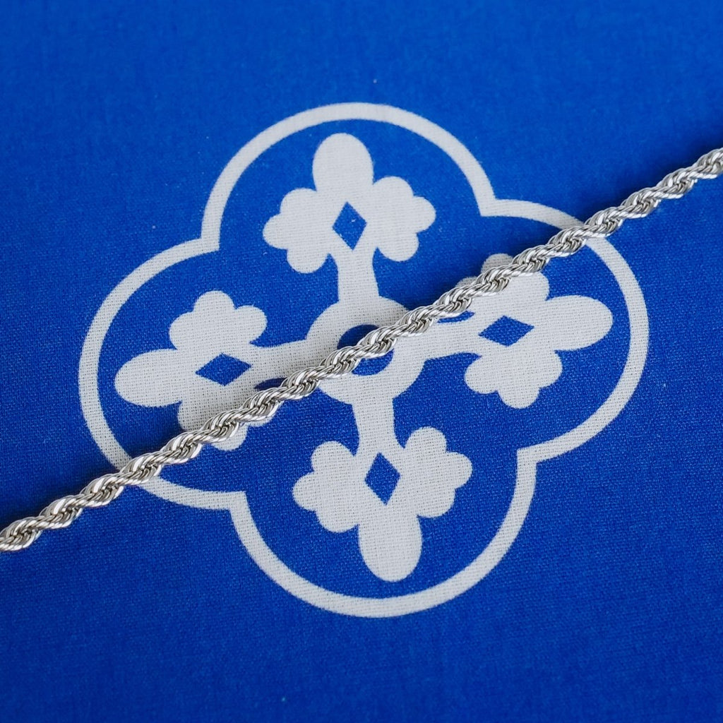 Pulsera Rope 2.5mm - Plata 925 - Bling del Barrio
