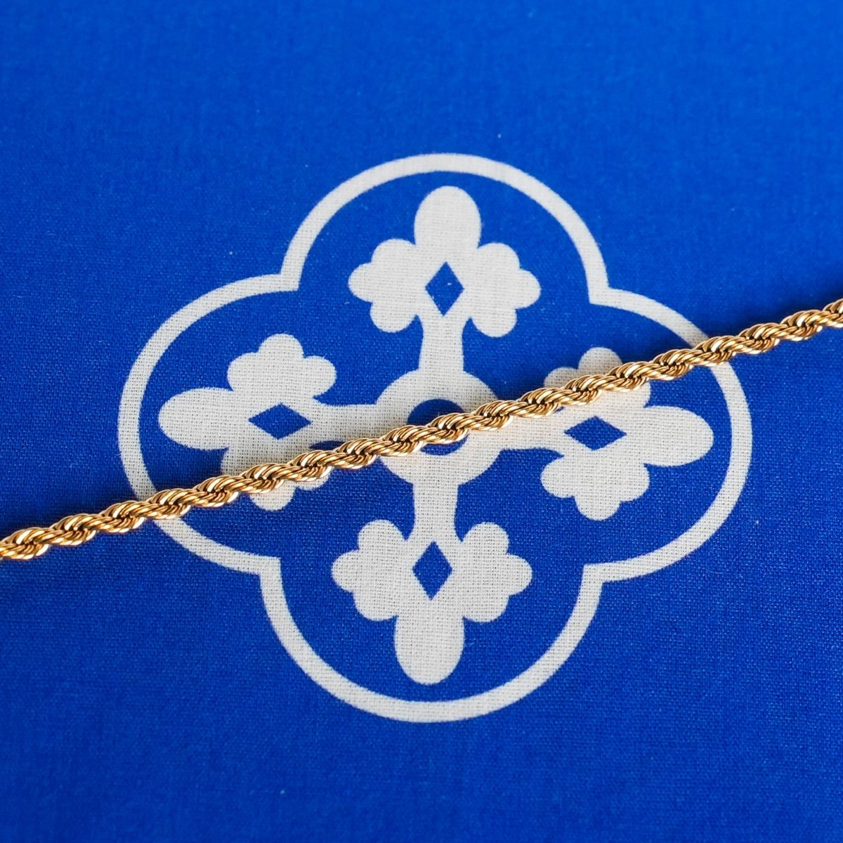 Pulsera Rope 3mm - Oro 18k - Bling del Barrio