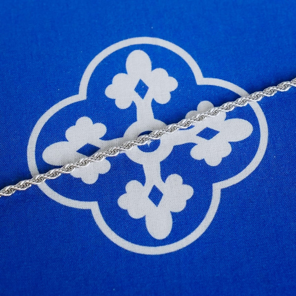 Pulsera Rope 3mm - Plata 925 - Bling del Barrio