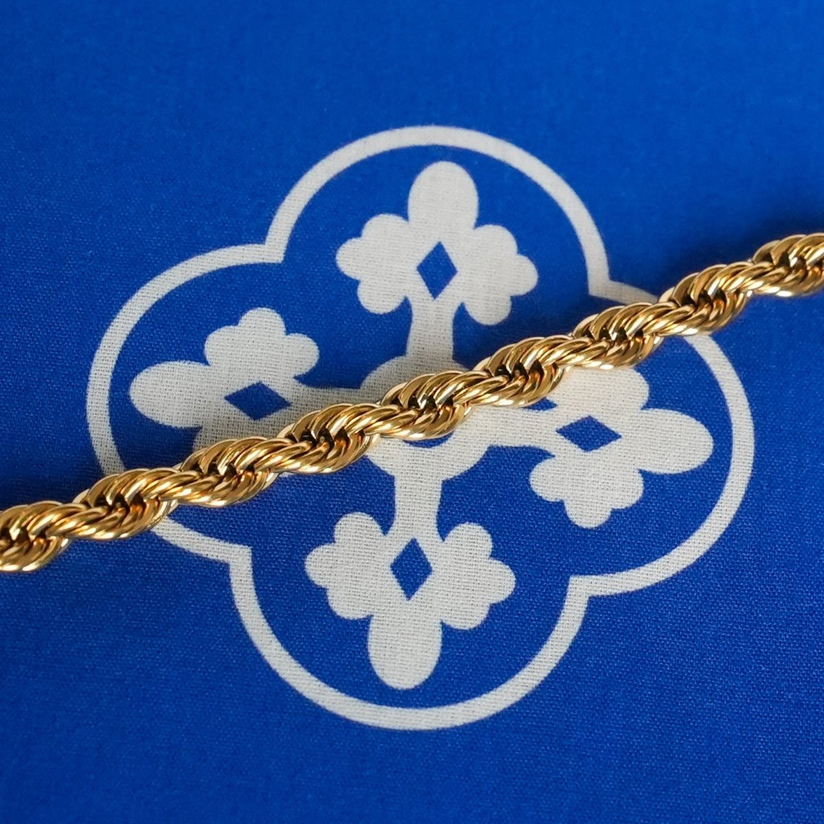 Pulsera Rope 6mm - Oro 18k - Bling del Barrio