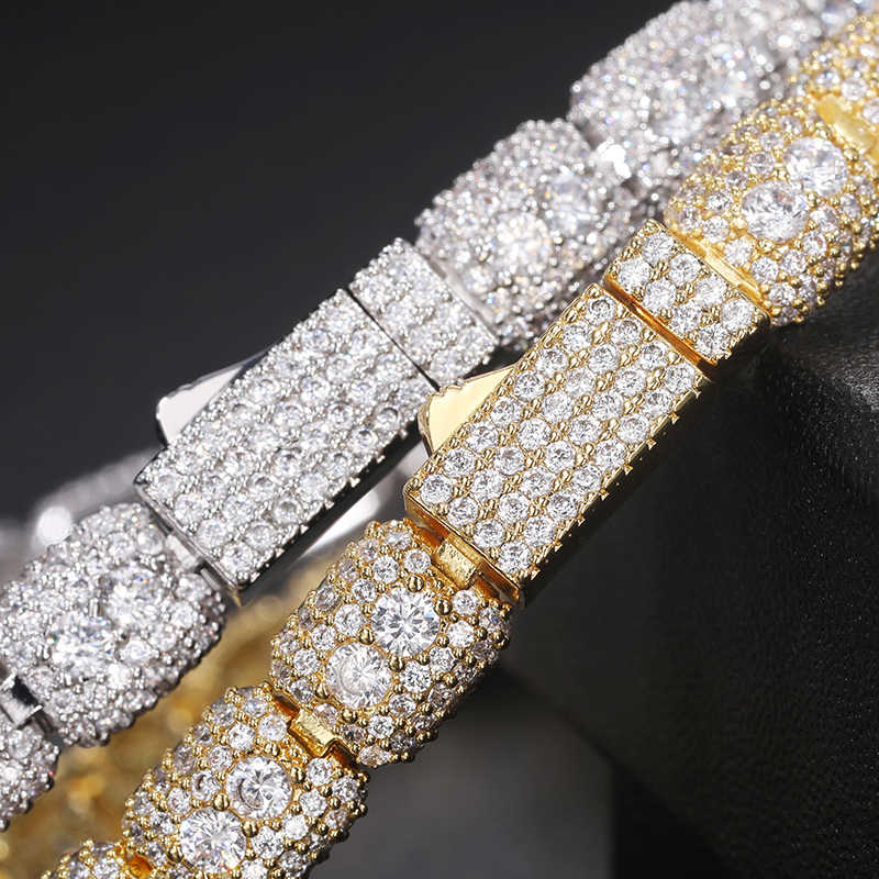 PULSERA TENIS HELADA DE MOISSANITA VVS - PLATA 925 - ORO - Bling del Barrio